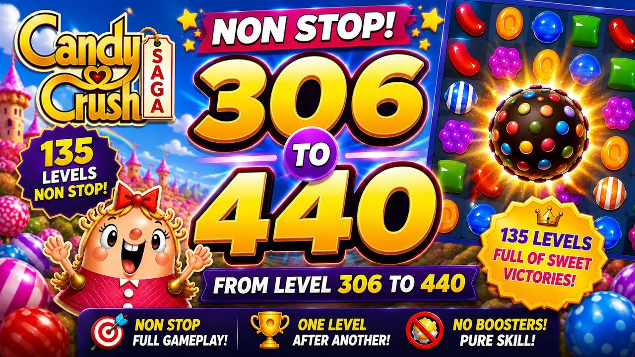 💥 CANDY CRUSH SAGA Non Stop Gameplay | Sweet Victories