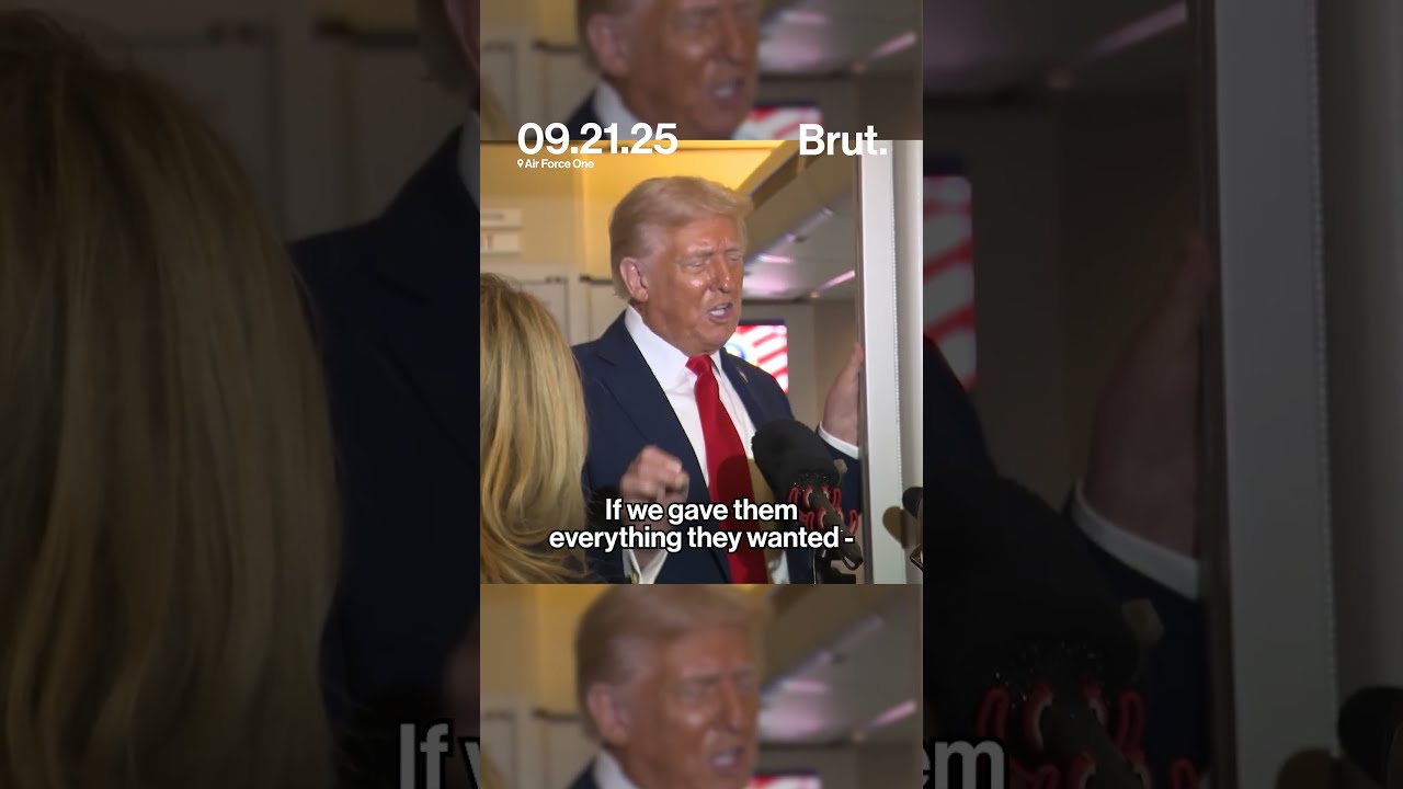 Trump Tells Reporters What He Thinks Democrats Stand For