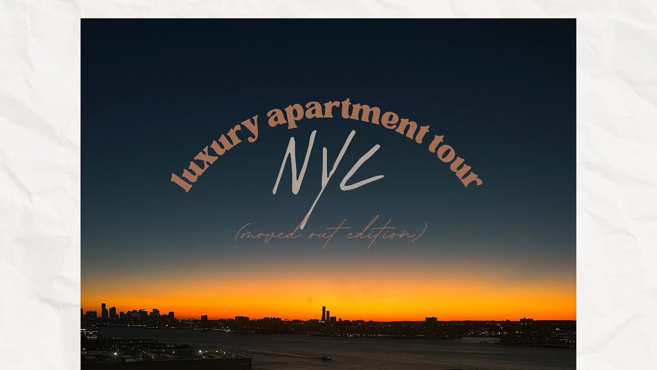 New York luxury apartment tour! (moved out edition) YouTube