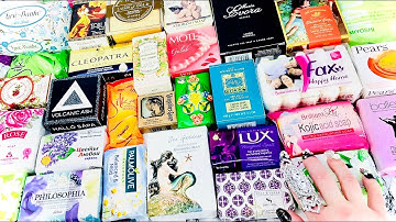 HUGE ASMR SOAP HAUL Opening Unboxing Unwrapping INTERNATIONAL SOAPS Natural & Artistic Beauty