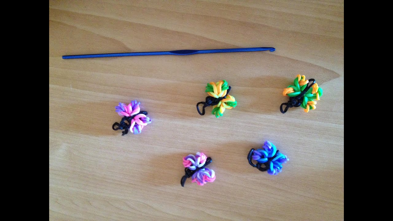 Tutorial Mariposas con gomitas en español paso a paso