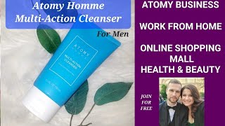 Atomy Homme Multi Action Cleanser. Men's Skin Care. Work From Home Global Business Opportunity. screenshot 1