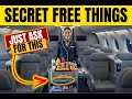 15 FREE THINGS You Didn’t Realize You Can Ask Flight Attendants For