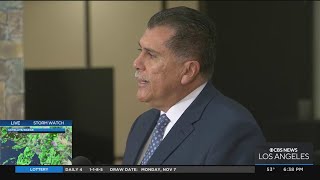 Robert Luna prepares for election results at campaign party in Long Beach