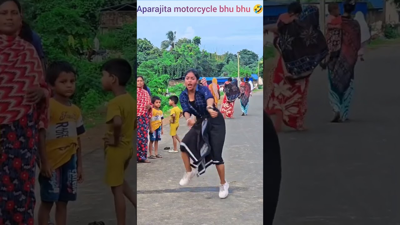 aparajita motorcycle bhu bhu 🤣 bhu 
