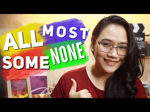 All, Most, Some, or None - English Grammar | CSE and UPCAT Review