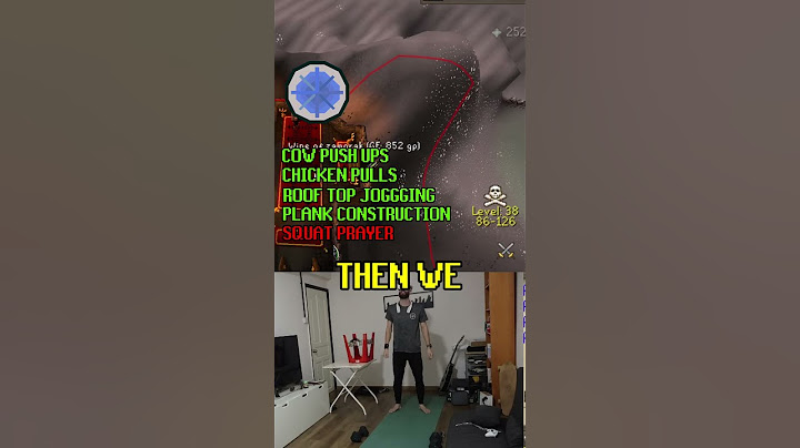 Runescape, but it's the worst home workout ever