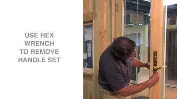 Replacing the Lock Actuator on a Hinged Patio Door | Andersen Windows