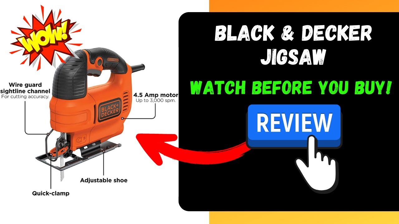 Black & Decker 4.5 Amp Variable Speed Jigsaw