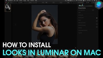 How to install Looks in Luminar on Mac