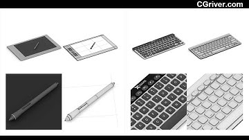 CGAxis 3D Model Vol. 41 - Photo-Realistic 3D Electronics and devices- CGriver.com