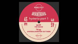 Dexxtrous - The Choice
Repress of the Hysteria Pt 1 Ep that was originally released on Lemon D’s Planet Earth Records in 1993. The 1st ever release by J. Majik at the age of just 14 under his Dexxtrous alias, and officially the 1st jungle track to sample the Cutty Ranks infamous “6 million ways to die vocal”.
The original pressing was a bit muddy so we have sourced the original Dat tapes, and had them re-mastered by Stuart Hawkes at Metropolis. Dexxtrous - The Choice