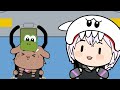 【手描き| en sub】ダイナソーに乗っても冷静に話しかけて来る おかゆにキレるころさん [ 猫又おかゆ / 毛玉ころね（戌神ころね） | ホロライブ 切り抜き アニメ ]