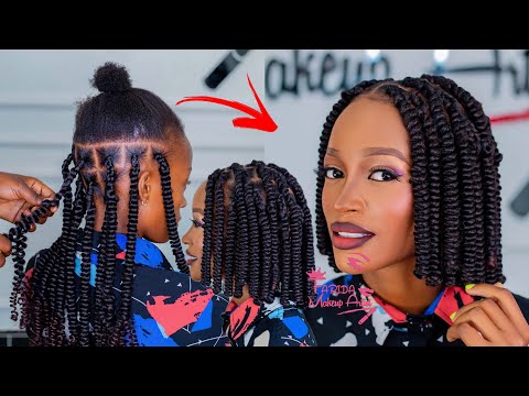 Jinsi Ya Kusuka BOB SPRING PASSION TWIST Easy Spring Twist Bob Style