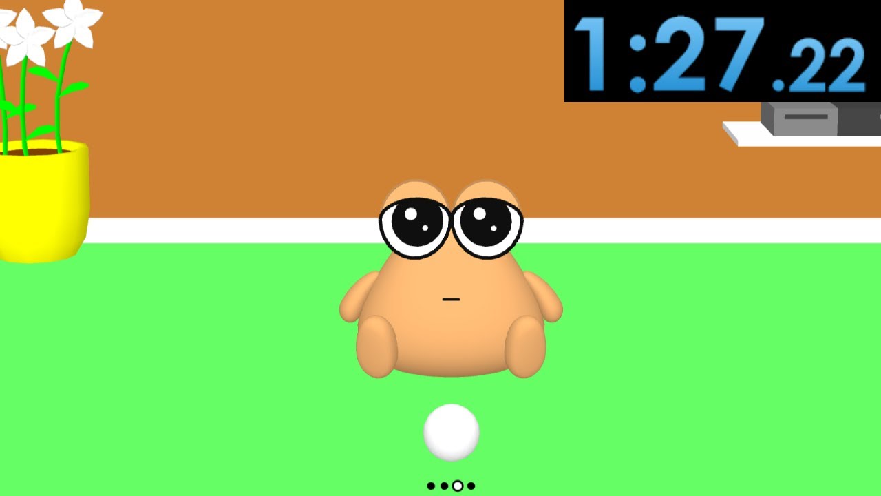 I tried Speedrunning Pou 3D