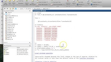 Curve-fitting by Least Squares method