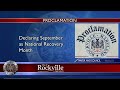 National Recovery Month Proclamation