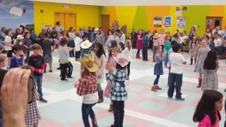 Liv square dancing 3rd grade