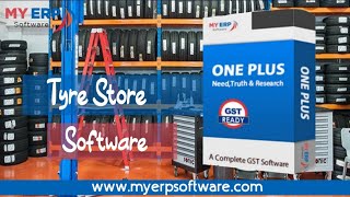 Tyre Store Software One Plus GST Ready ERP Software with Android App @vinayerp screenshot 1