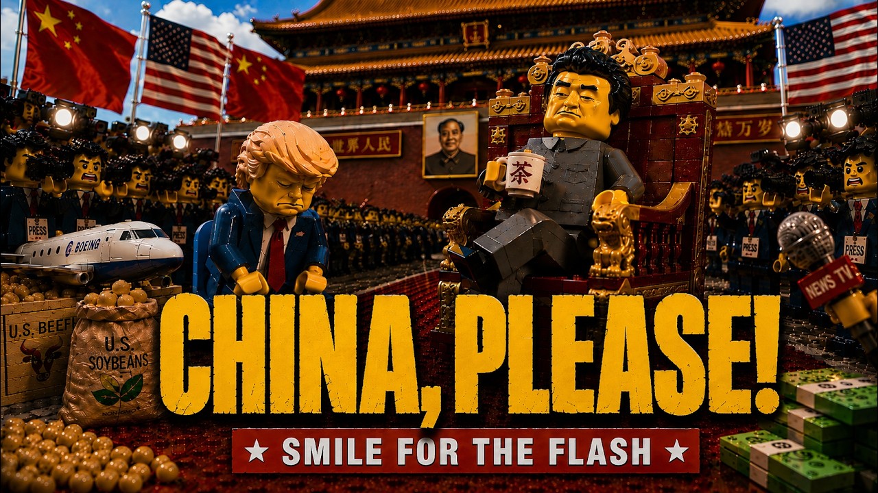 China, Please! | Satirical US-China Rock Anthem (LEGO Song Rock Story)