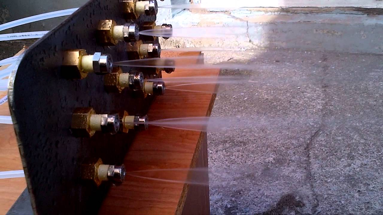 Spraying Nozzles Test... YouTube