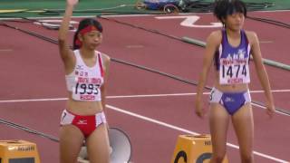 20161021ユース女子100ｍＨ決勝
