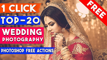 TOP-20 Professional Wedding Photography Effects in Photoshop Actions
