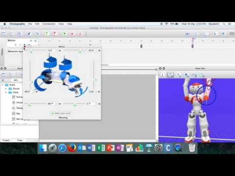 1. How to create a timeline on choregraphe