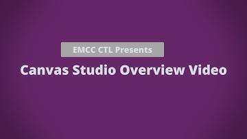 Canvas Studio - Overview Video