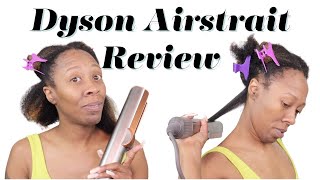 DYSON'S NEW AIRSTRAIT STRAIGHTENER ON TYPE 4 HAIR....