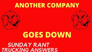 No paychecks issued | Sunday Rant | Trucking Answers