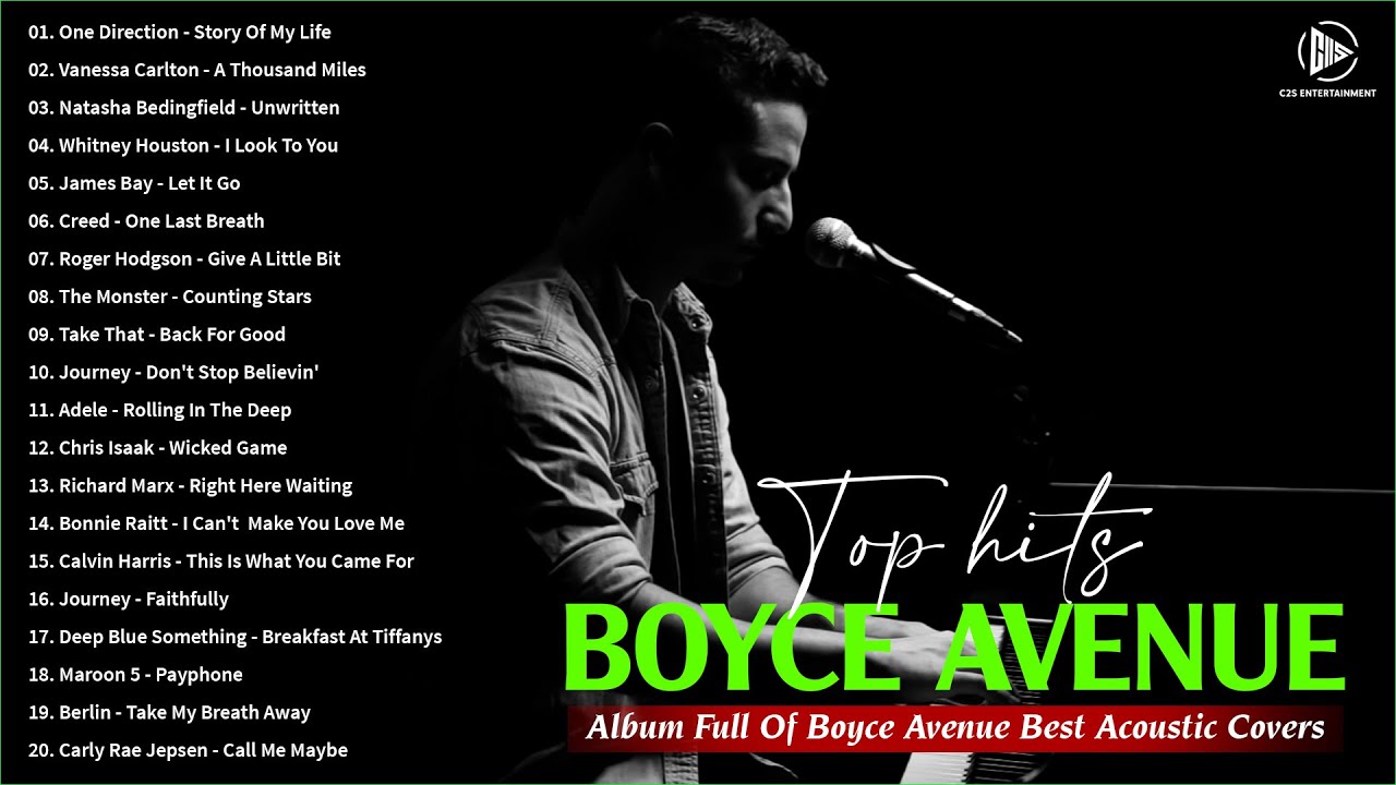 Boyce Avenue Playlist 2023 Album Full Of Boyce Avenue Best Acoustic