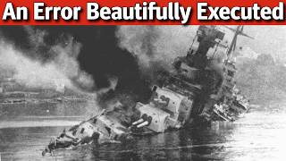 The Near FATAL Sinking of the Italian Heavy Cruiser Bolzano