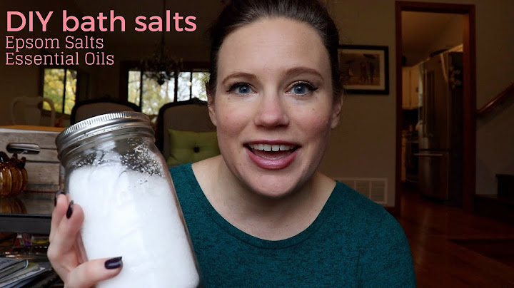 DIY Bath Salts | Epsom Salt and Essential Oils