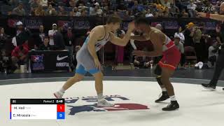 2023 Senior Nationals: Mark Hall vs Connor Mirasola:86 KG Semifinals