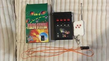 4路烟花遥控器测试使用/4 cues fireworks ignition remote control testing+30s magical shoot