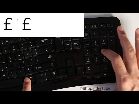 How to access pound sign (£) on US keyboard