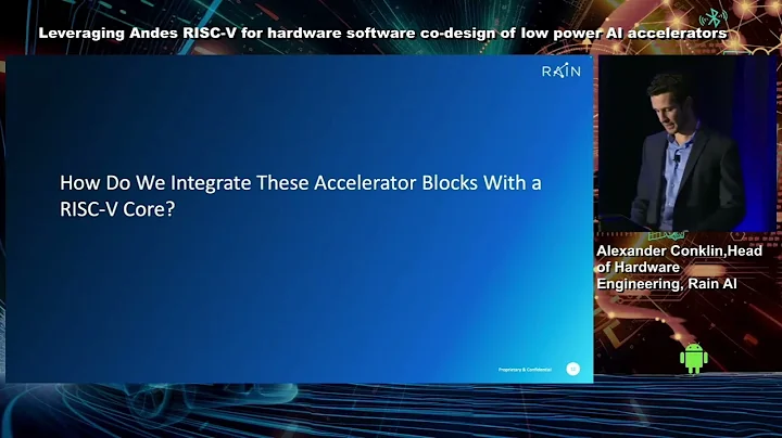 RISC-V Con 2024: "Leveraging RISC-V for hardware software co-design of low power AI accelerators"