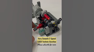 Very Smooth Two Speed Gearbox .. LEGO Technic
