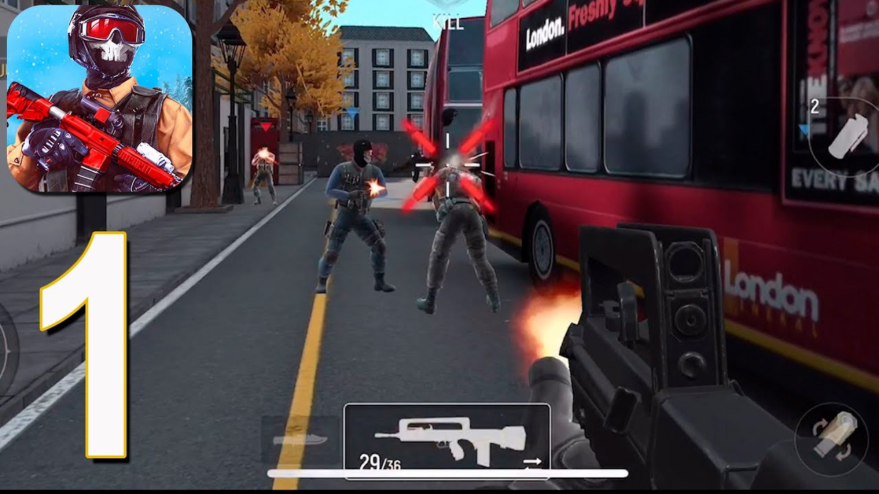 Modern Ops Online Shooter FPS - Gameplay Walkthrough Part 1(iOS, Android) 