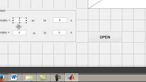 TUTORIAL MEMBUAT GUI Gerak Parabola dengan Matlab