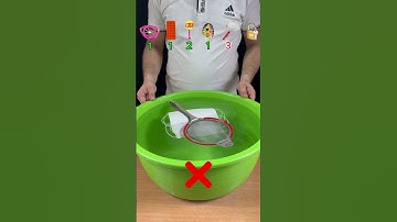 TRY TO GUESS HOW MANY MASK WILL FLOAT ? #experiment #satisfying #asmr #waterexperiment