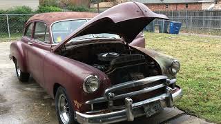 1950 Chevy rescued from under a tarp for 33 years