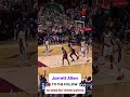 Jarrett Allen To the Follow to lead by three points #nbaplayoffs #shorts #sports
