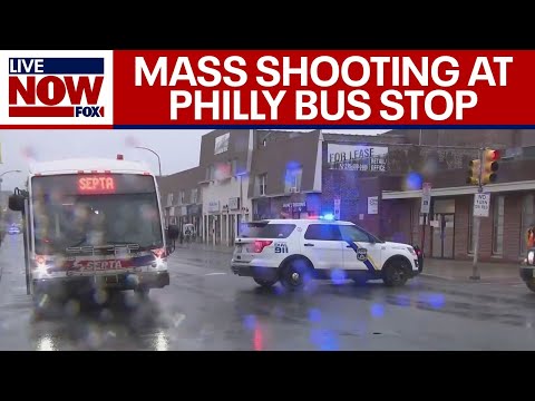 Philly mass shooting: 8 students shot at SEPTA bus stop, 30+ rounds fired | LiveNOW from FOX