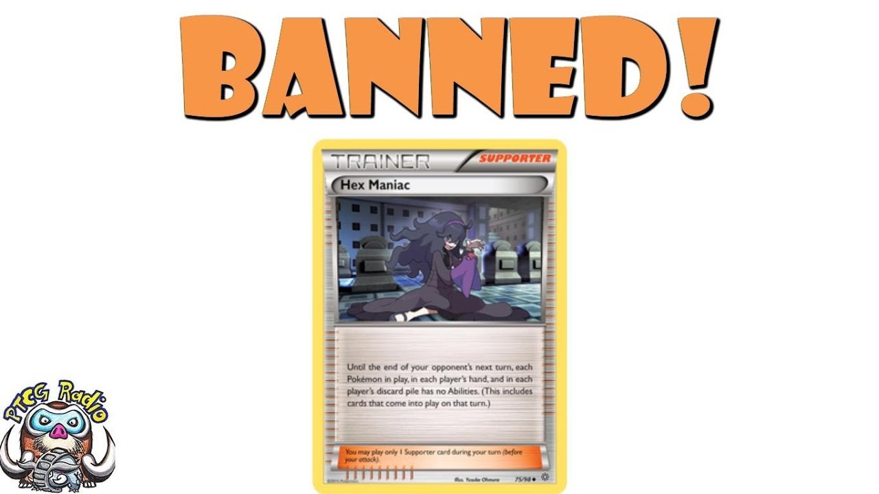 Hex Maniac Banned In The Pokemon Trading Card Game YouTube