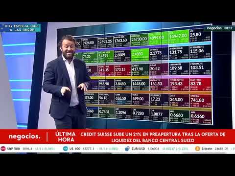 El mercado europeo mira euf&oacute;rico el rescate de Credit Suisse pero cotiza las dudas sobre el balance