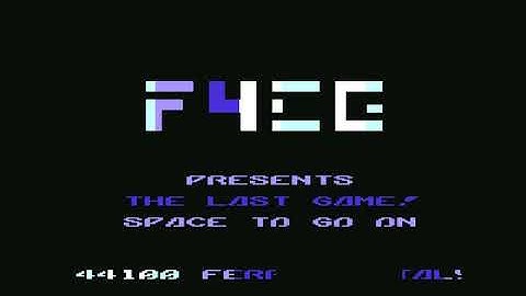 F4CG! Fantastic Four Cracking Group Intro 09! Commodore 64 (C64)