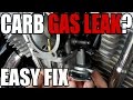Carb Gas Leak - Harley POOPster - Accelerator Pump Diaphragm