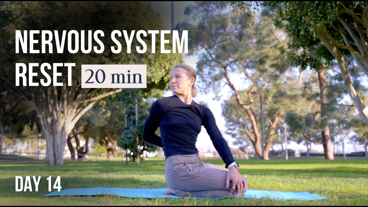 NERVOUS SYSTEM RESET 20 MINUTES GENTLE FLOW - YouTube